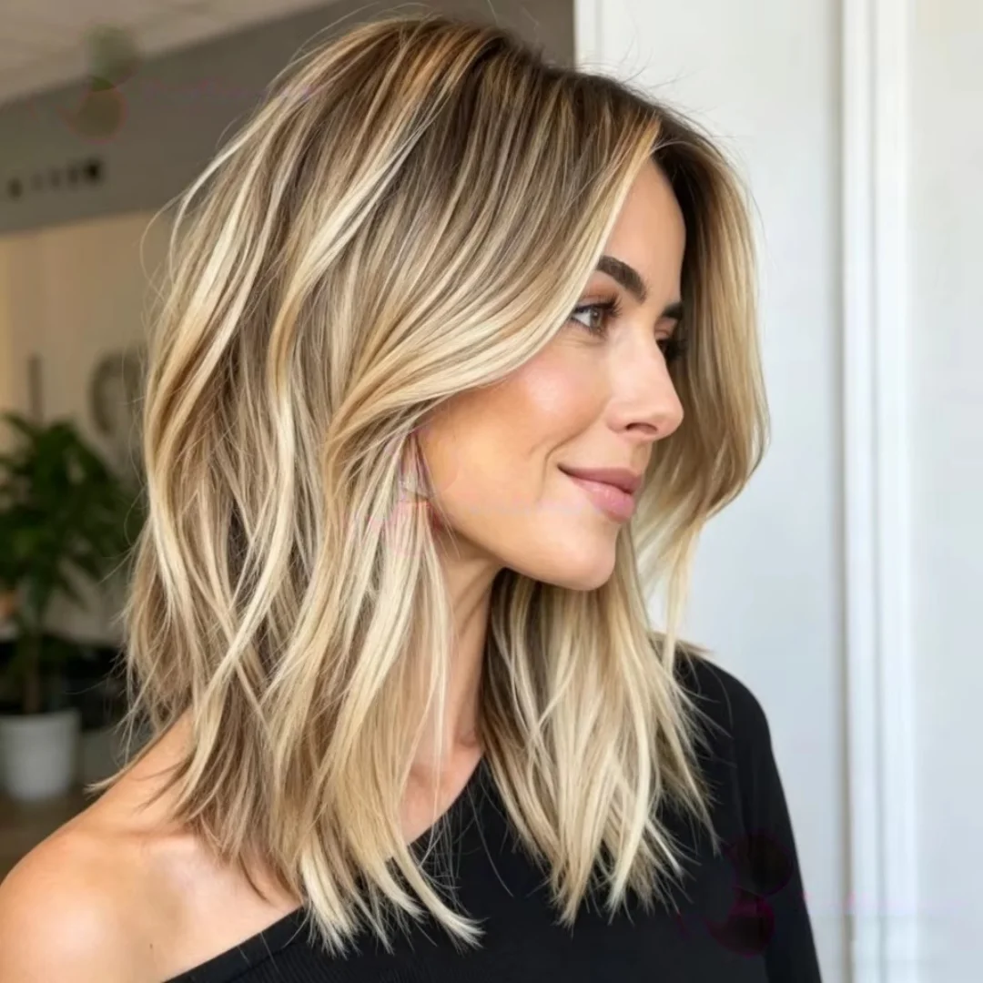 100% Human Hair Glueless Straight Ombre Blond Wig 150 Density 13x4 Lace Front with Baby Hair Pre-Plucked Soft Full Bangs view 3