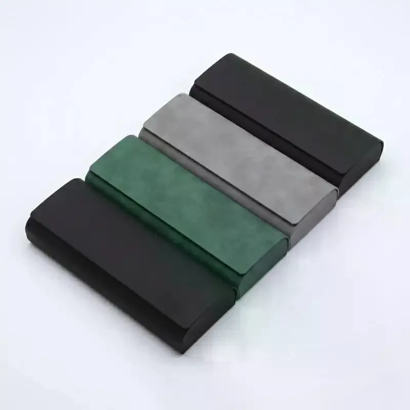 Hard-shell Spectacle Case Men Women Glasses Case PU Leather Portable Anti-extrusion Sunglasses Storage Box Eyewear Pouch