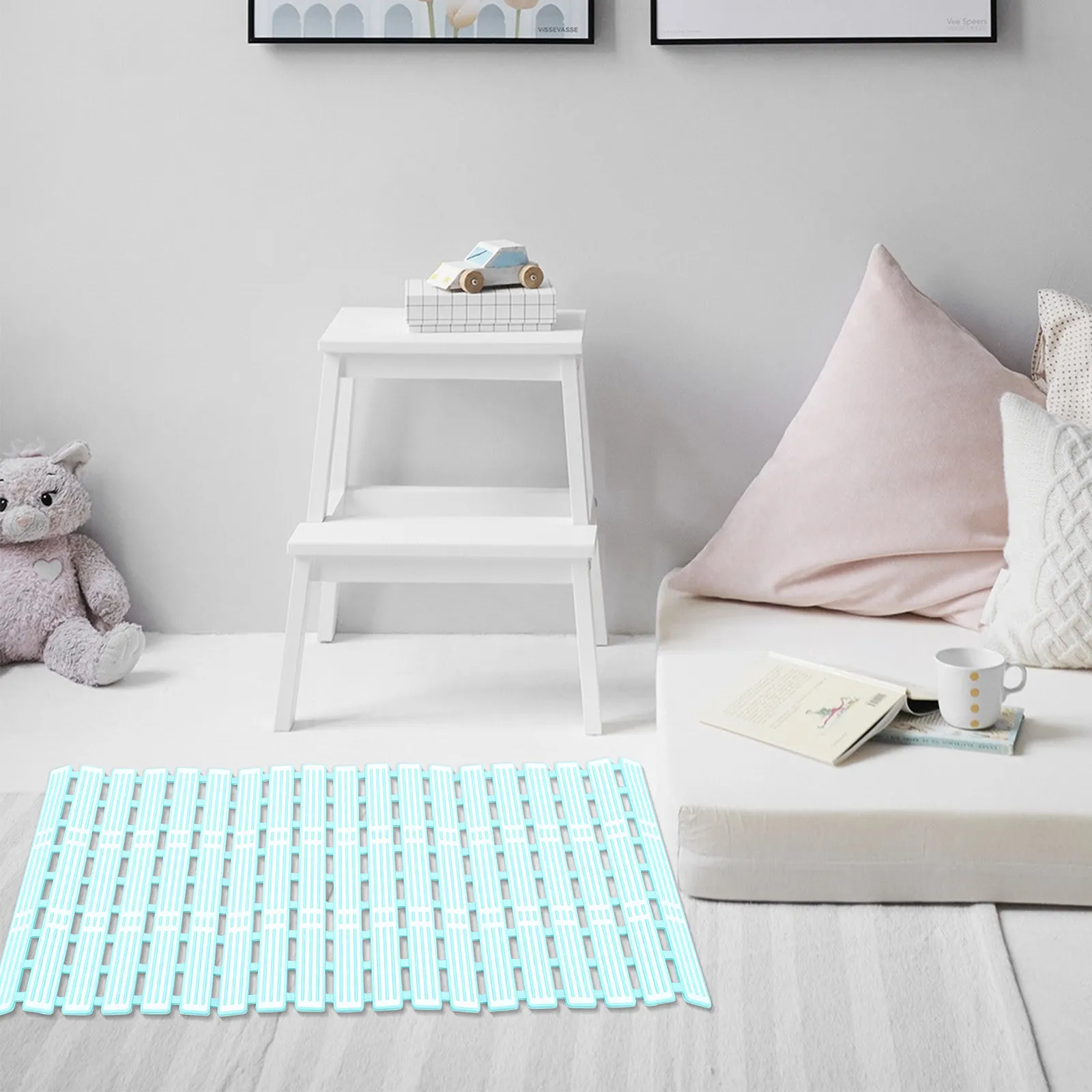 

Nonslip Bathroom Mat Cuttable Plastic Shower Foot Pad Anti-Skid Floor Mat Bath Tub Pad Safe Bathroom Supply Bath Mats Rugs
