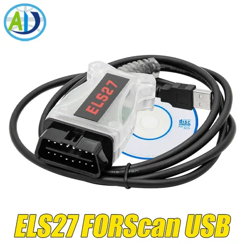 ELS27 USB-сканер FORScan PIC18F25K80 OBDII-считыватель кодов, многоязычный для Ford/Mazda/Lincoln/Mercury, USB-сканер автомобиля ELS327