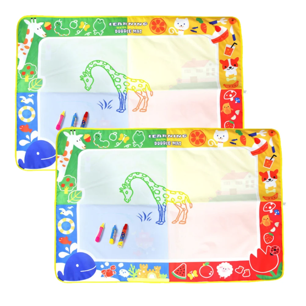 Doodle Leinwand Faltbare Zeichnung Für Kleinkinder Kinder Malerei Kunst Geschenk Set Baby Malerei Set Wasser Graffiti Zeichnung Matte Für