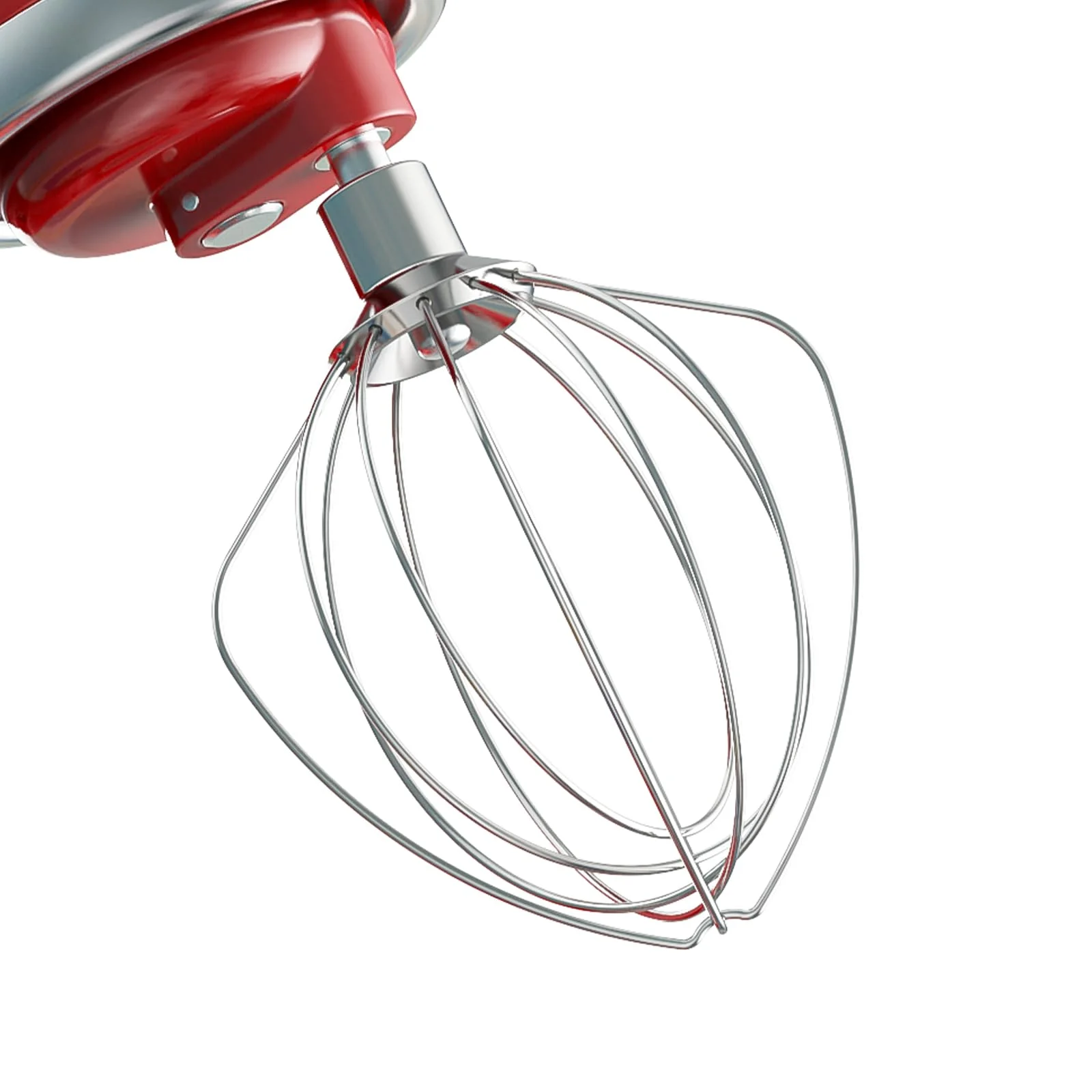Edelstahl 6-Draht-Schneebesen-Aufsatz für KitchenAid Mixer 4,5-5Qt Kippkopf-Standmixer Spülmaschinenfest
