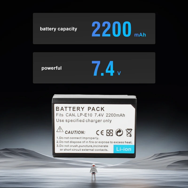 LP-E10 LPE10 LP E10 Аккумулятор для цифровой камеры Canon EOS 1100D 1200D 1300D 2000D 4000D Rebel T3 T5 T6 KISS X50 X70 Аккумулятор
