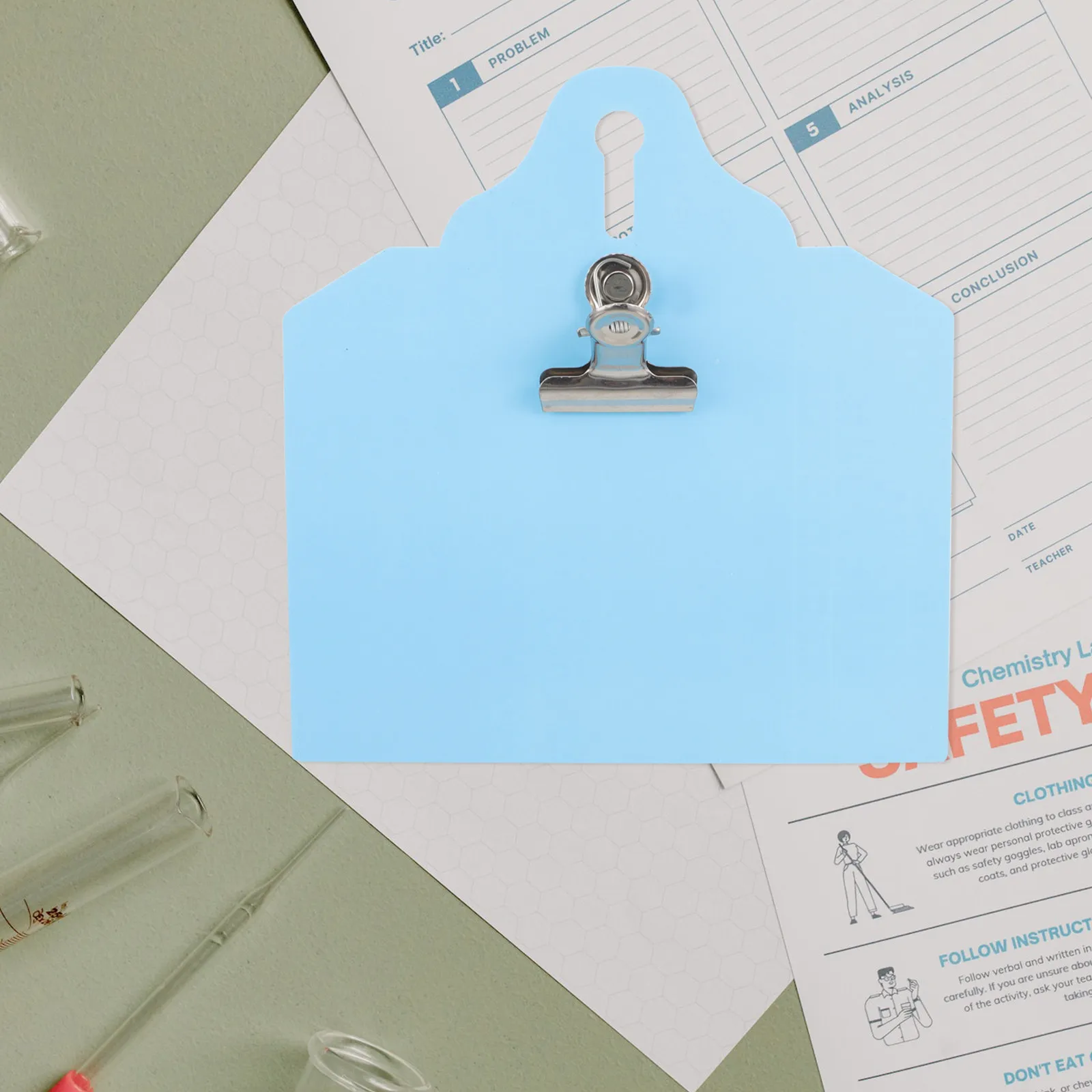 Portable PP Writing Clipboard for Nurses Hospital Use Non-Slip Recording Board Infusion Bottle Data Holder Nursing