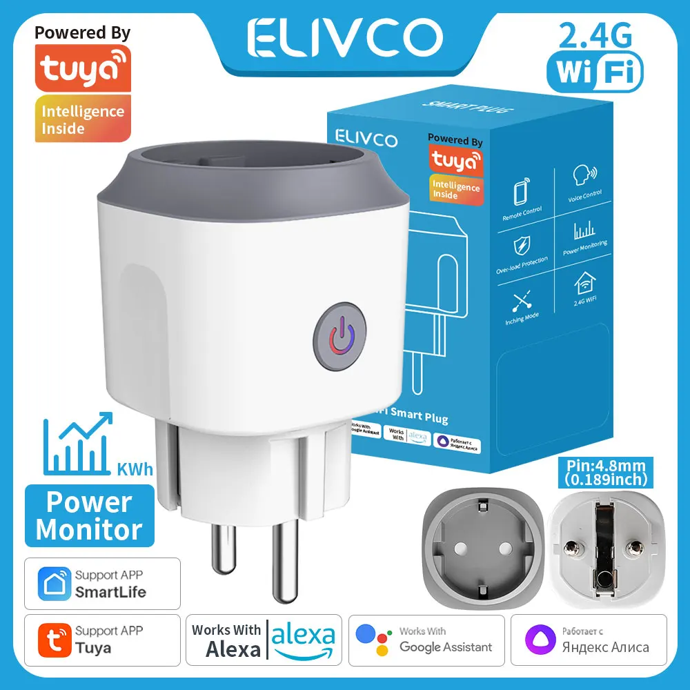 Tuya Wifi Smart Plu…