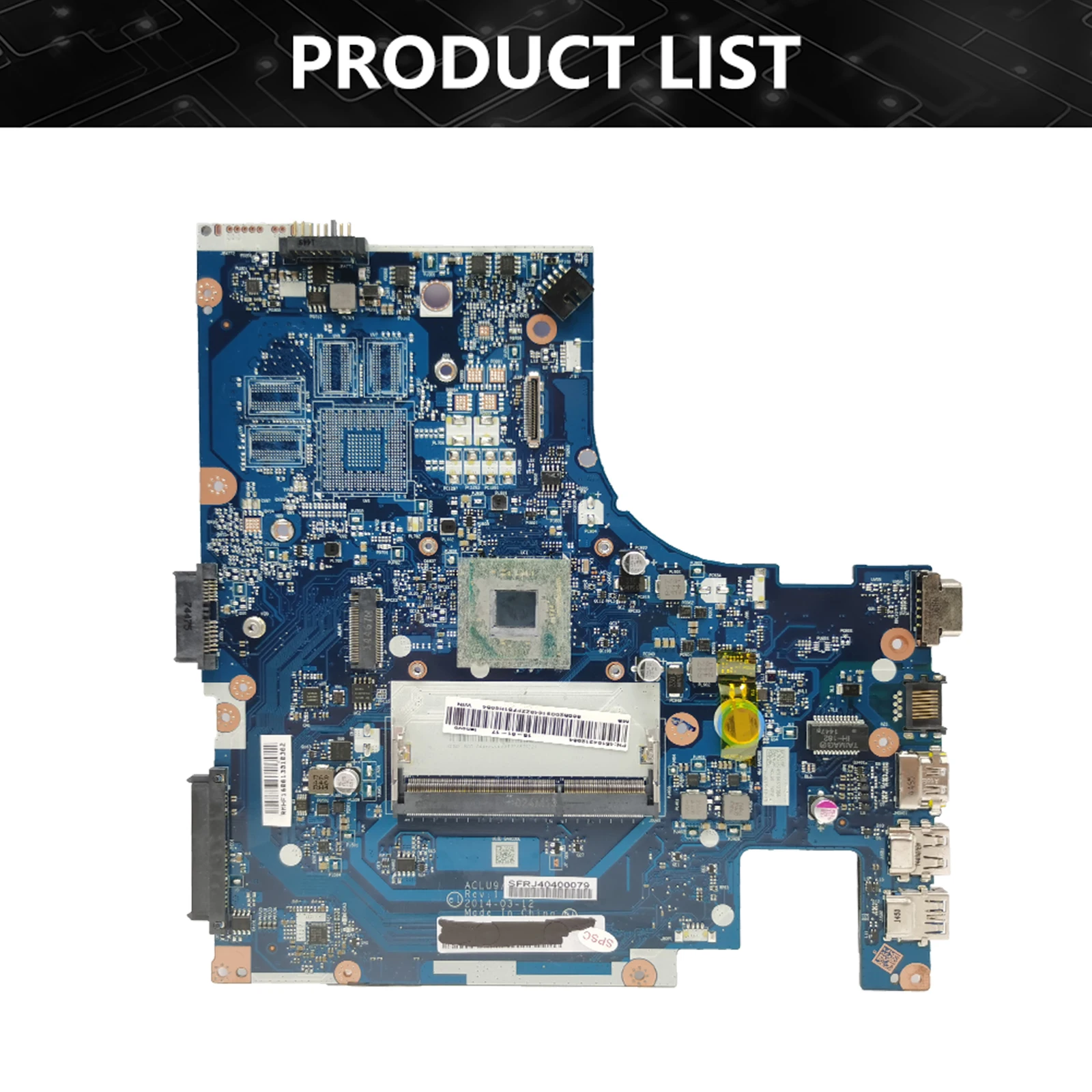 Placa base para portátil Lenovo Ideapad NM-A311, G40-30, N2840, SR1YJ, DDR3, 100%, prueba de trabajo