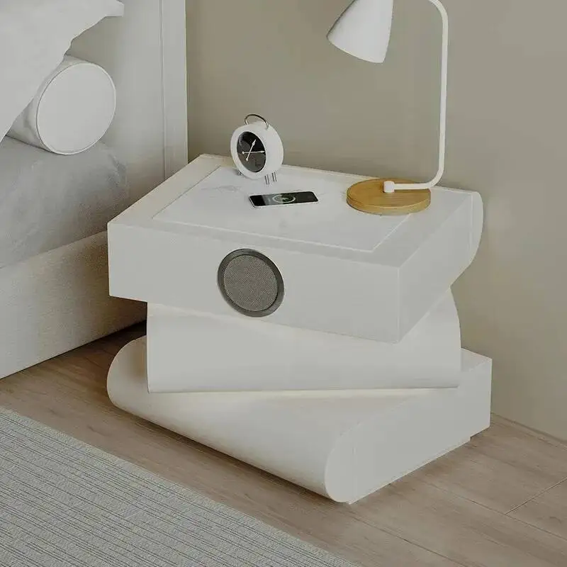 

Bedroom Modern Rolling Wooden Nightstands European Organiser Nightstands Living Room Storage Wood Table De Chevet Furniture