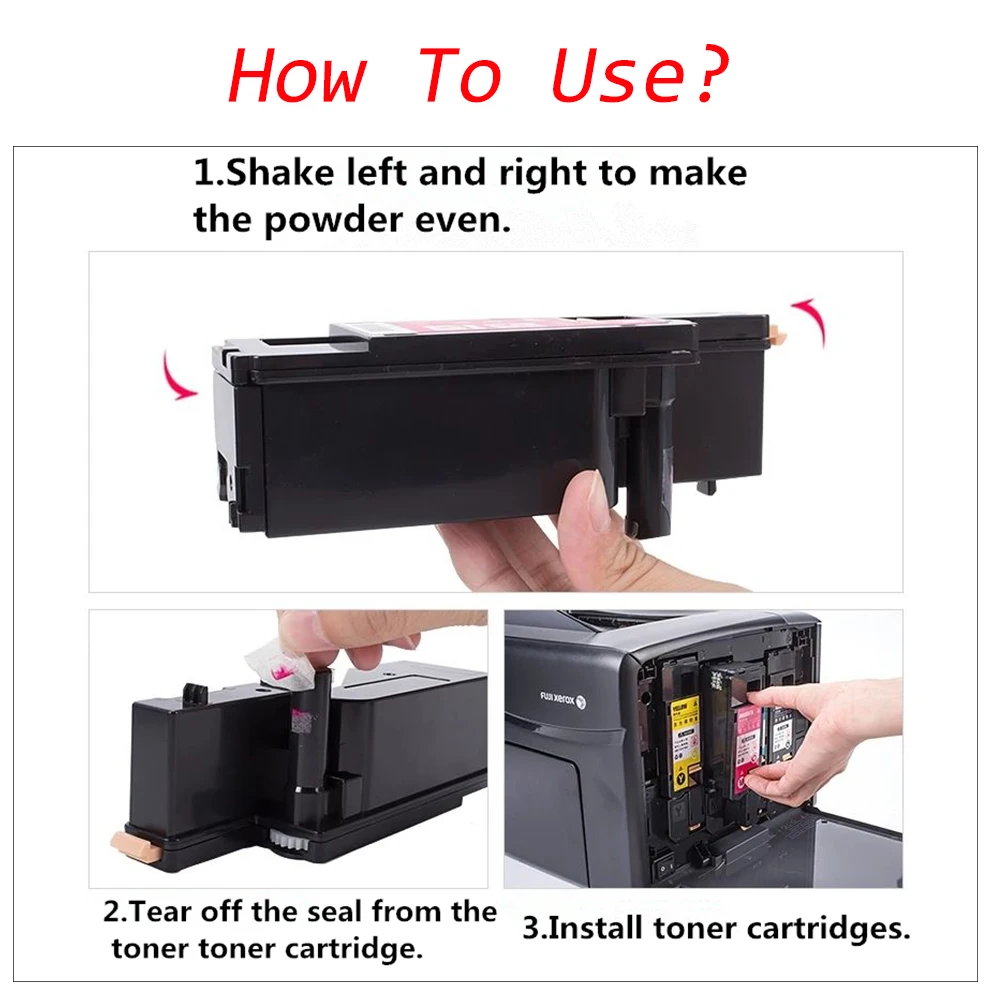 DMYON Toner Cartridge Compatible for Xerox Phaser 6020 6022 Workcentre 6025 6027 106R02763 106R02760 106R02761 106R02762