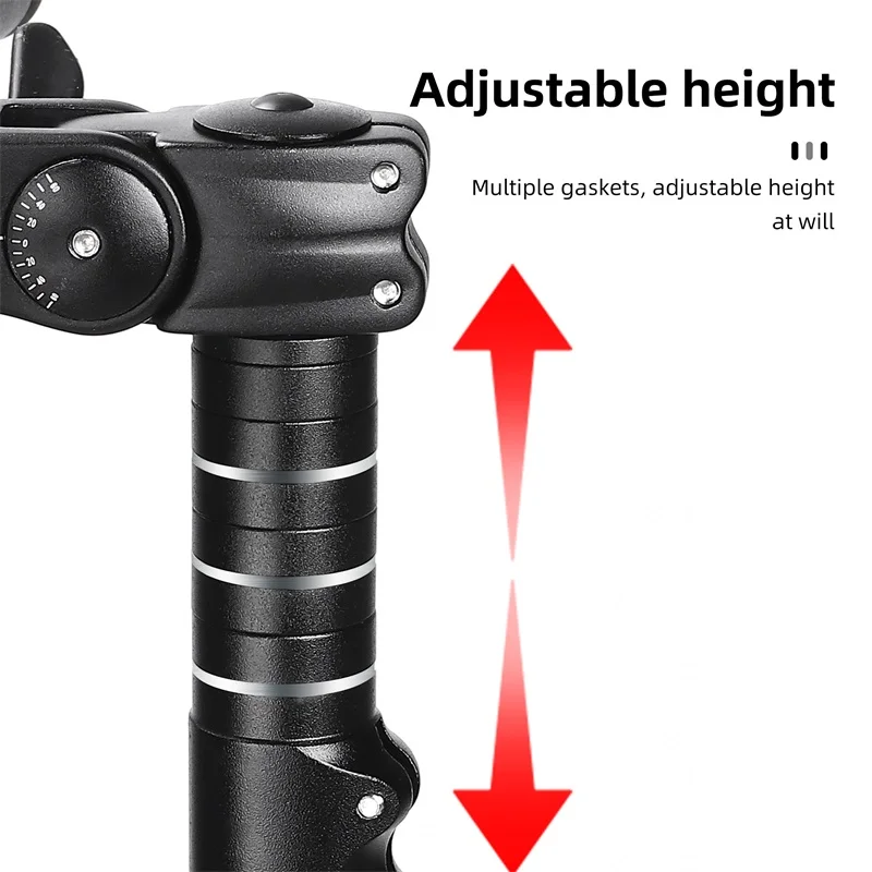 WEST BIKING Mountain Bike Stem Rise Up Handlebar Heightening Faucet Lift Extension Adjustable Adapter Accessories Universal