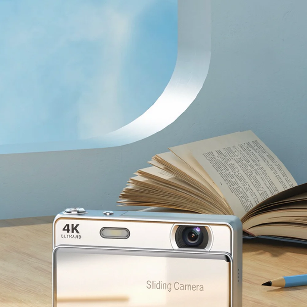 Vintage Style Digital Camera CCD Sensor High Definition Student Gift Vlog Camcorder Portable Pocket Photography Tool