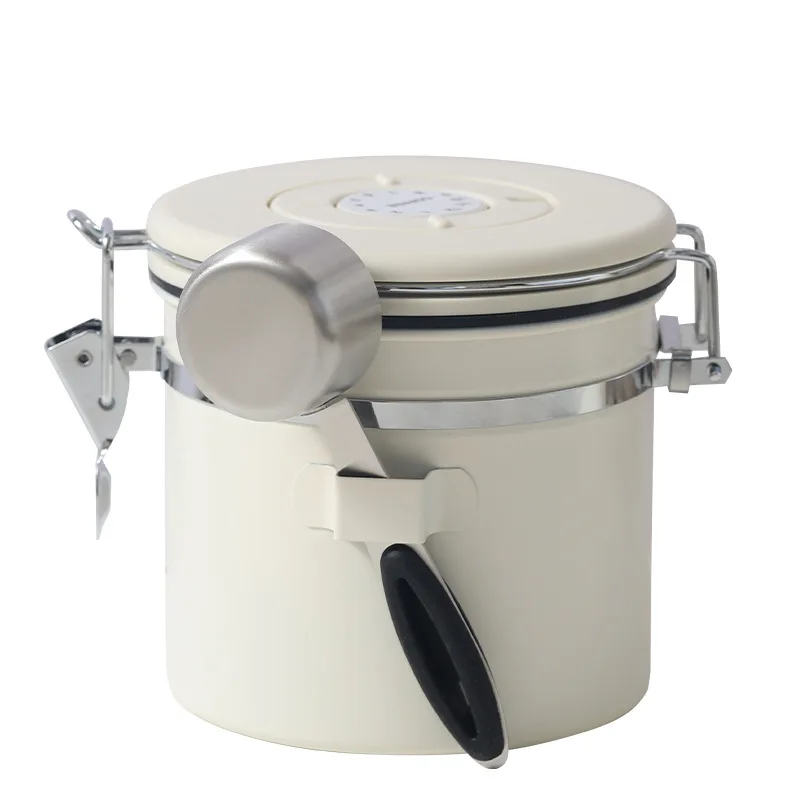 

Coffee Storage Stainless Steel Tea and Sugar Containers Coffee Bean Canister