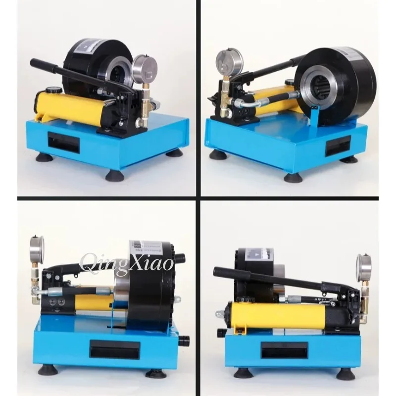 Portable Manual Hydraulic Hose Crimping Machine Multifunctional Steel Pipe Shrinking Crimper for High‑Pressure Oil Tube On