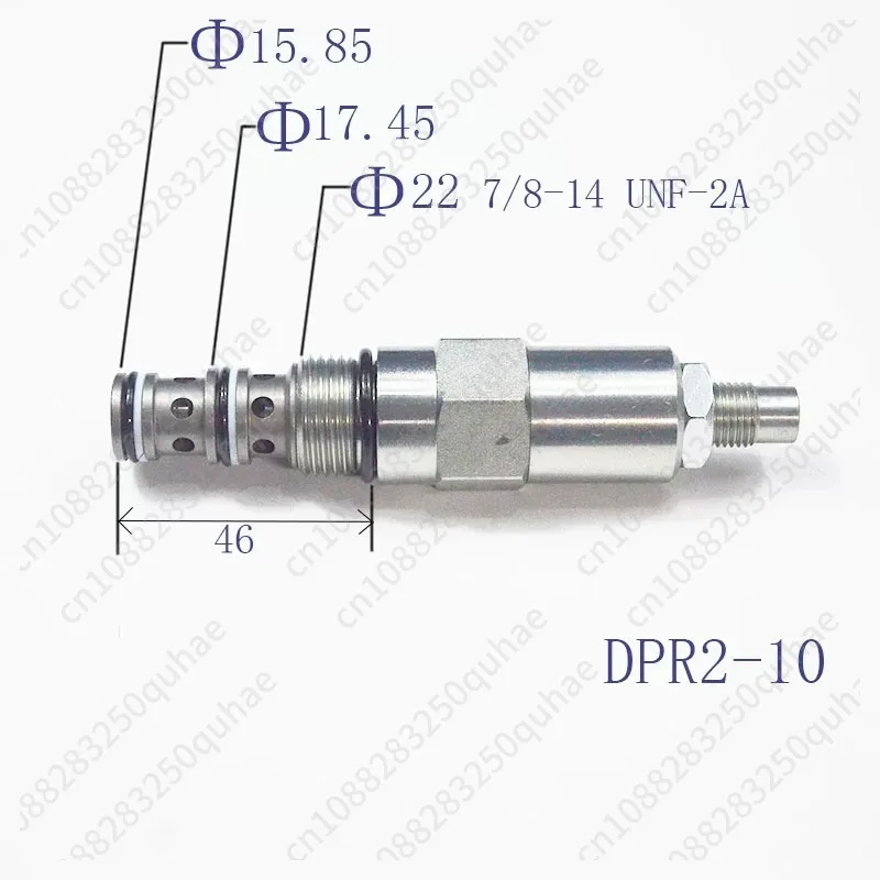 Threaded Cartridge Direct Acting Pressure Reducing Relief Valve DPR2-10 LDPR-10 Hydraulic Cartridge Valve