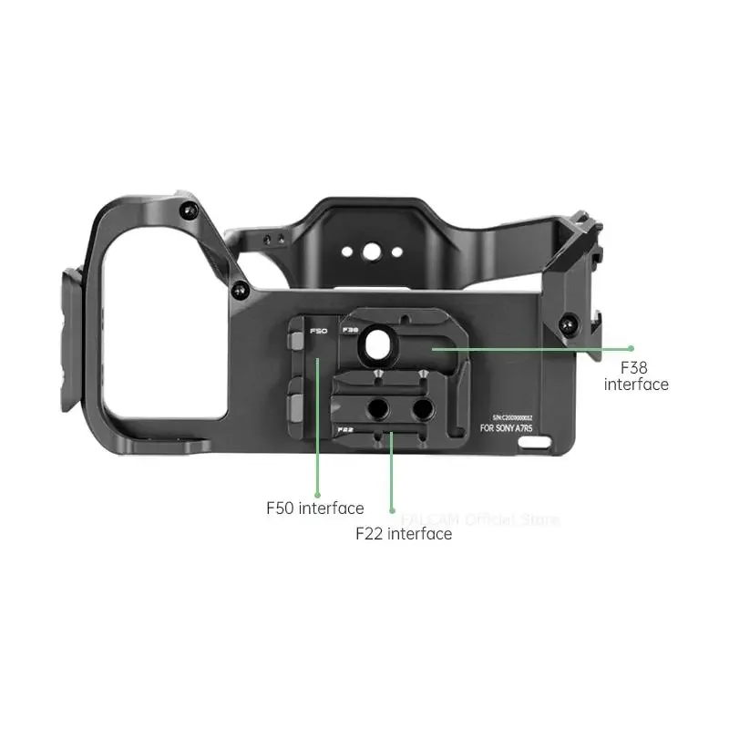 Falcam Official F22&F38&F50 Quick Release Camera Cage FOR SONY A7R5/A7M4/A1/ Comfortable Grip Feel NEW Full Surround Design