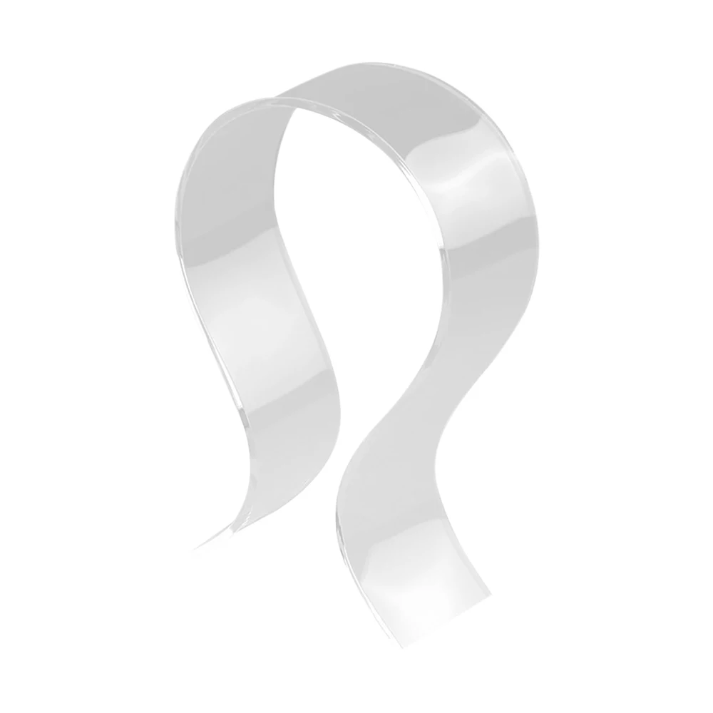 

Acrylic Headphone Stand U Shaped Bracket 3mm Display Holder Desk Organizer Lightweight Gaming Headset Earphone Accessory