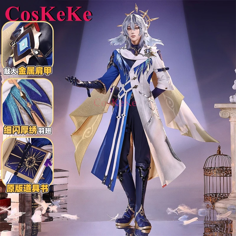 CosKeKe Sunday Cosplay Game Honkai: Star Rail Costume New Skin Handsome Combat Uniforms Activity Party Role Play Clothing S-XL