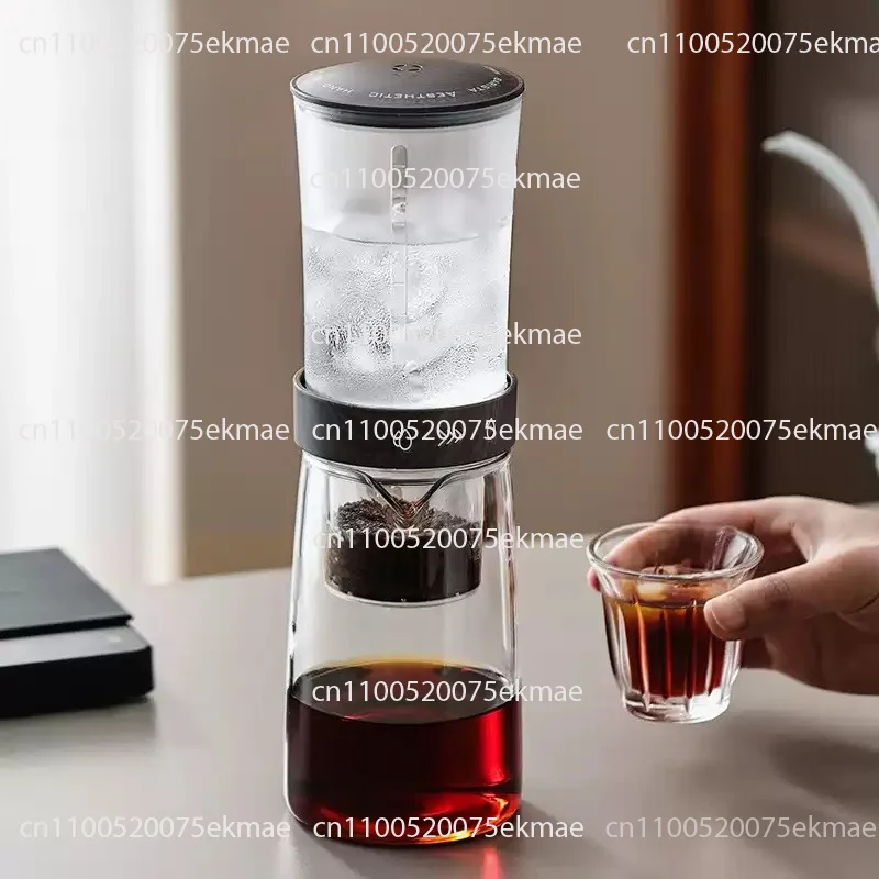 Cold-brew Coffee Pot – Compact Home-use Drip-style Filter Ice-brew Pot Coffee Maker