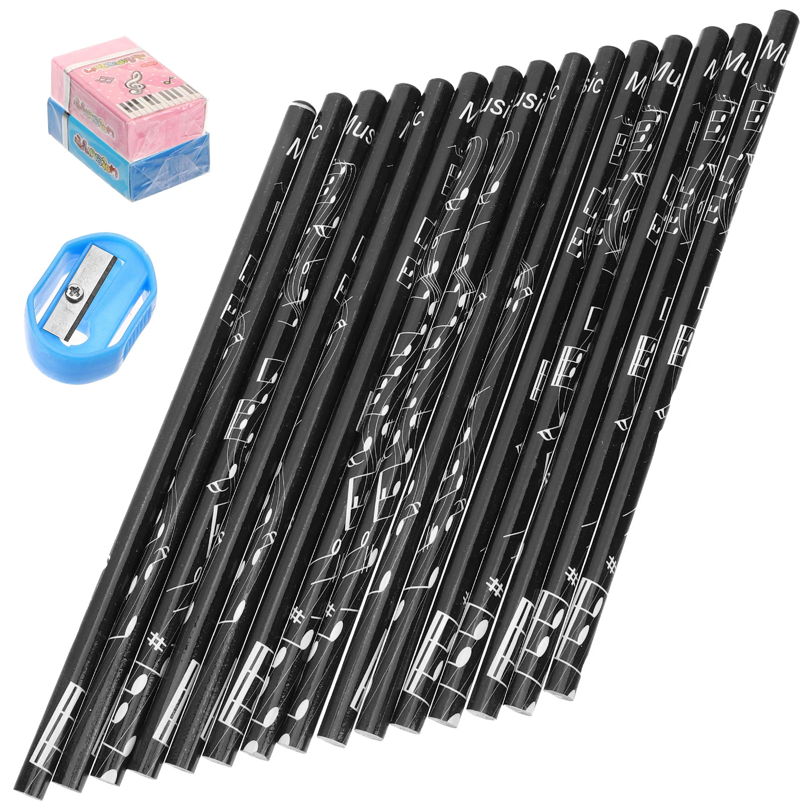 

36 Pcs Bulk Musical Note Pencil Child White Pencils Classroom Must Haves Wood Christmas School Stationary