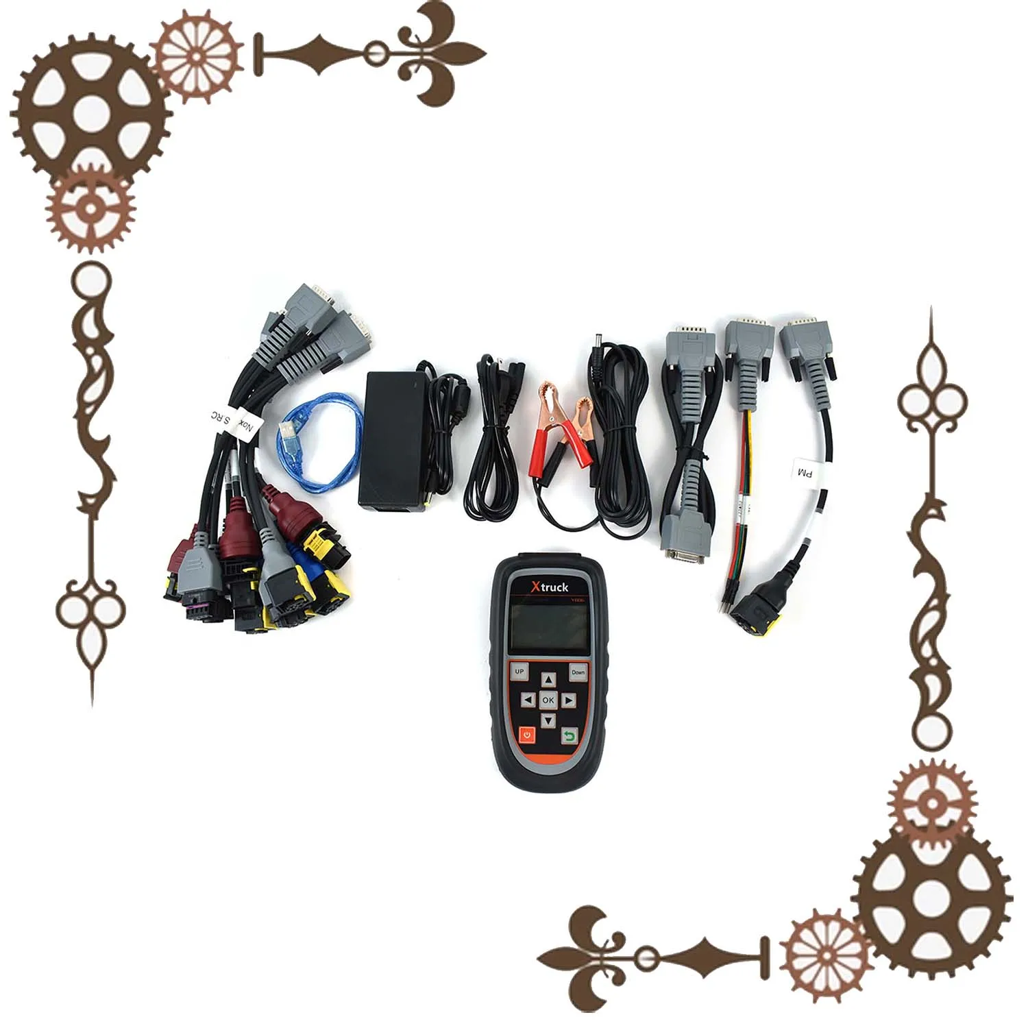 Sensores de temperatura con sensor de NOx dual Escáner automático Xtruck Y006 Escáner con sensor de oxígeno y nitrógeno para motor diésel