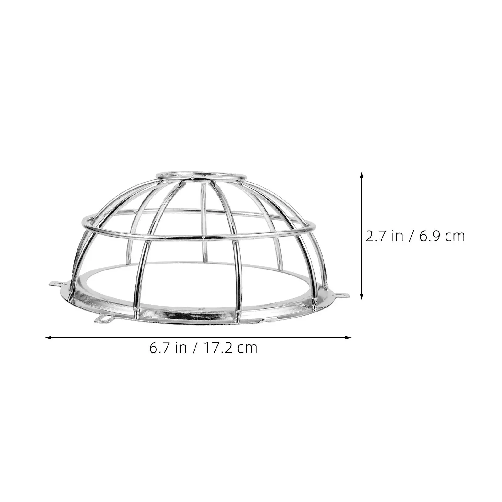 3Pcs Fire Sprinkler Head Protector Cage Mount Wire Cover for Smoke Sensor Safety Ceiling Installation