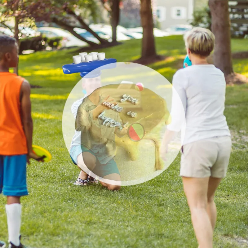 1個のインフレータブルビールリングトスゲーム - 楽しいパーティーゲーム、バービアゲームや誕生日のお祝いに最適（帽子のみ）