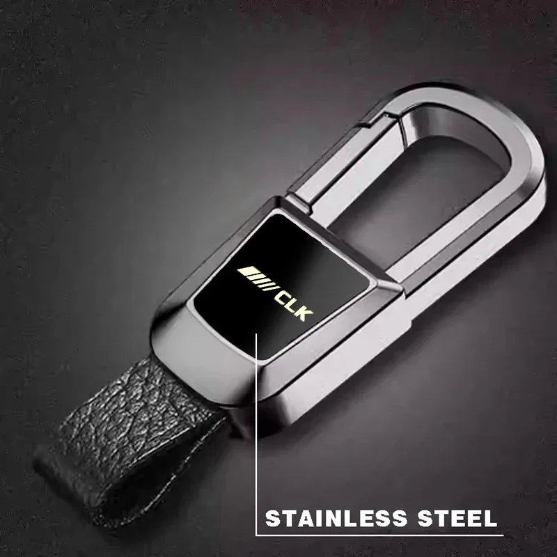 truck keychain Alloy Key chain leather key ring for Mercedes Benz AMG CLA CLK CLS GLA GLB GLC GLE GLK GLS GTS SLC SLK Auto view 2