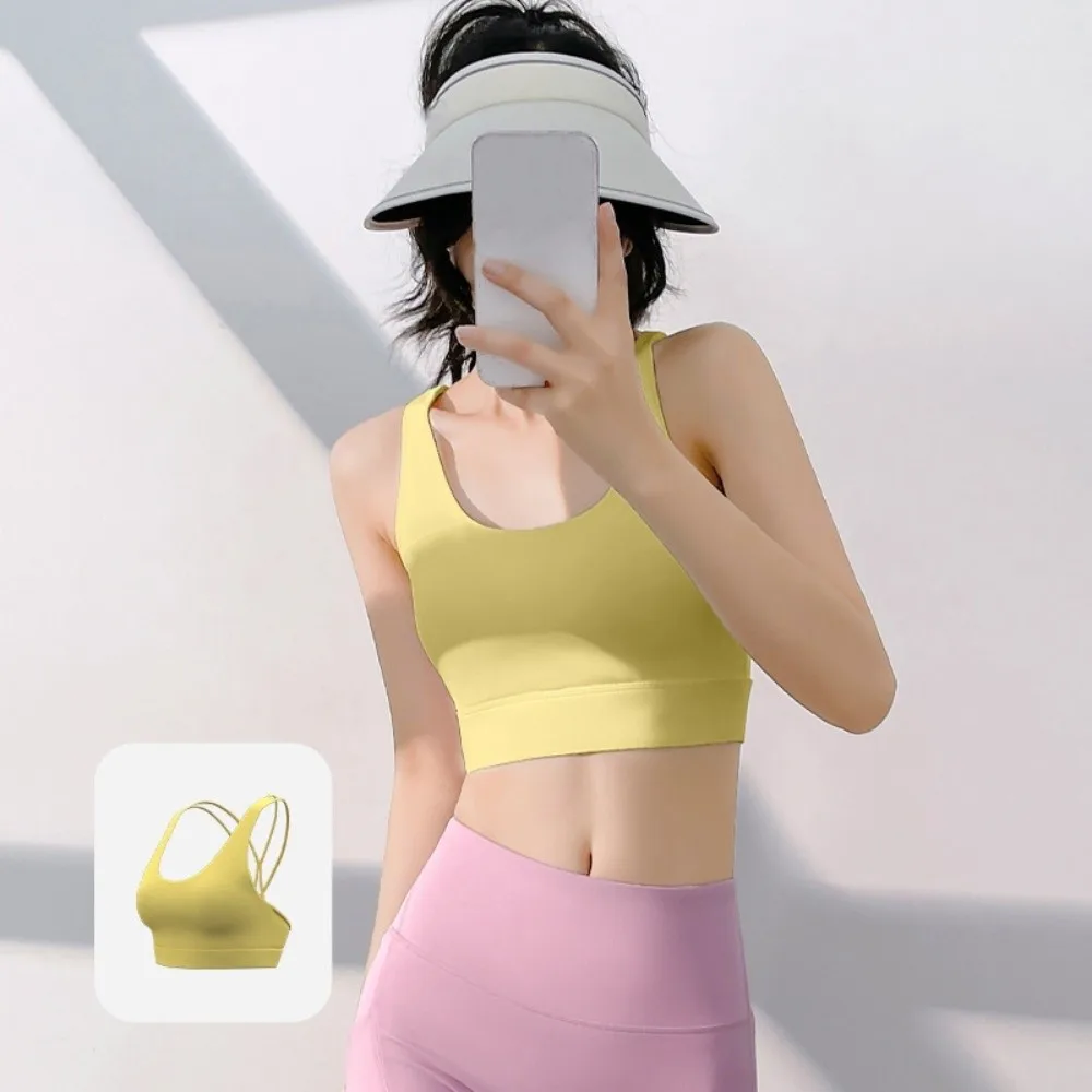 

Yoga Wear Beauty Back Sports Bra Shockproof Anti Sagging Yoga Underwear Slim Breathable Training Fitness Bra Women