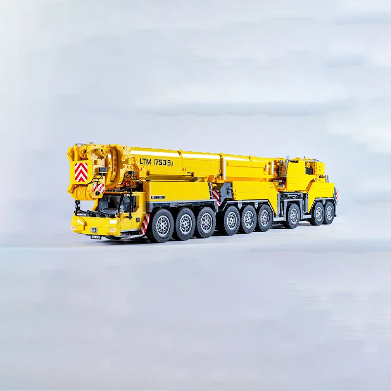 City Series MOC Bricks 1750-9.1 Jib Crane Building Block Model Kits DIY Puzzle Assembling Display Toys Christmas Gifts