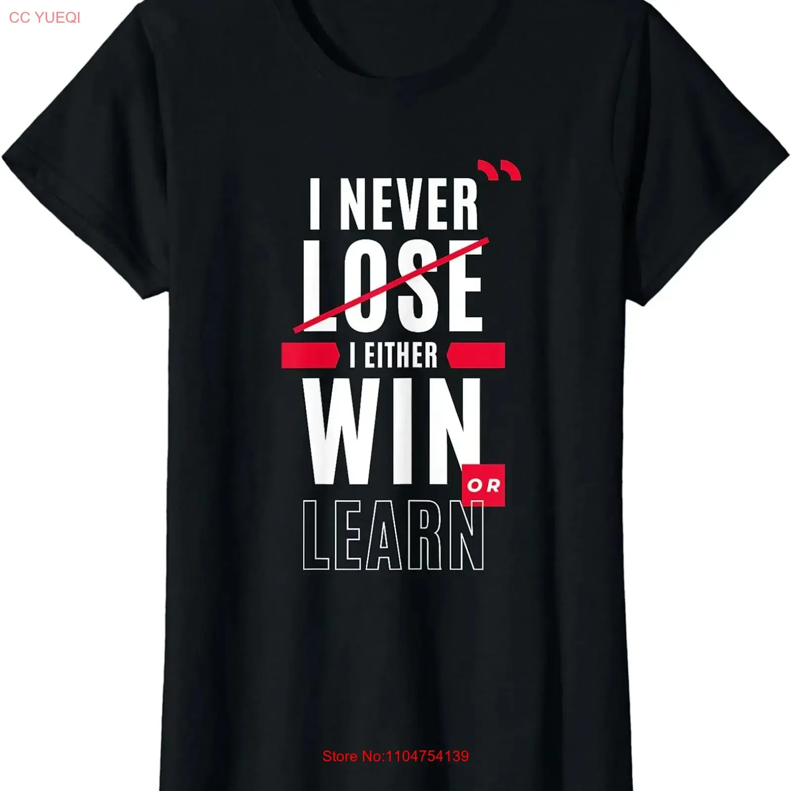I Never Lose Either Win Or Learn Mandela Activist Ladies' Crewneck T Shirt vintage Washed Casual Stretched designer clothes