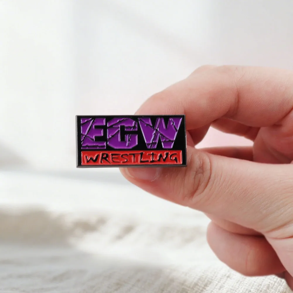 Klassische Wrestling-Match-Brosche, Drahtgeflecht, Wrestling-Logo-Abzeichen, Fansammlung, Gedenk-Emaille-Pin, Rucksack-Accessoire, Geschenk – Detail 6