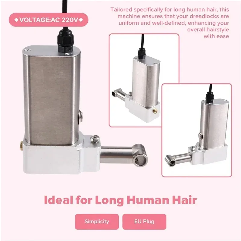 Instant Semi-Automatic Dreadlocks Hair Making Machine Easy DIY Semi-Automatic Dreadlock Machine Forlong Human Hair EU Plug