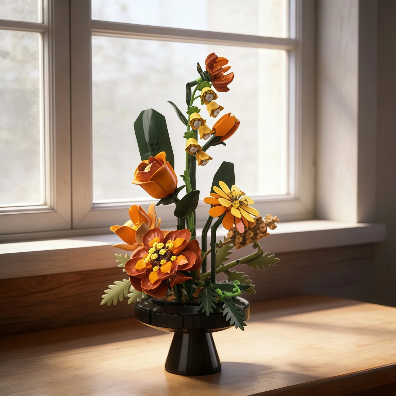 

Набор для сборки цветов из строительных блоков, настольная модель серии цветочных языков, подарок ко Дню святого Валентина/женщины.