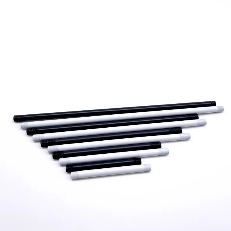 

Lamp Tooth Tube Straight Iron Pipe Metric Teeth Tube for LED Lamp Lights Lamp Tooth Tube M10 thread Connecting Pipe Hollow Rod