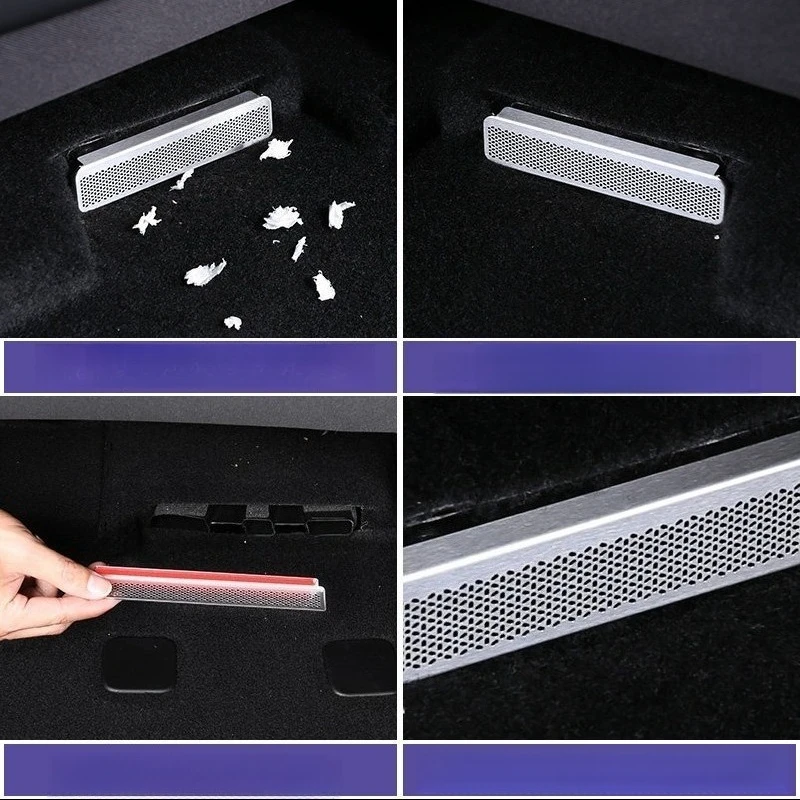 

Пылезащитная накладка на задний воздуховод под сиденьем для Jetour X70L 2026 года, защита от засорения, аксессуары для отделки интерьера