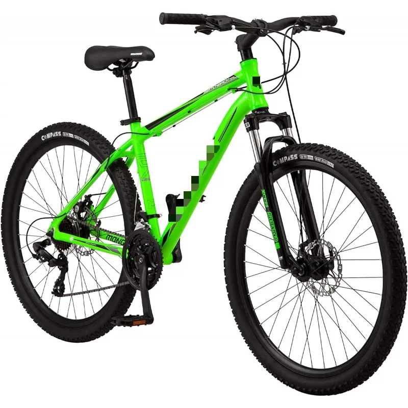 AQMongoose Switchback Comp Expert Sport Trail Mountain Bike Disc Brakes,Small Medium or Large Aluminum Frames,Hardtail Bicycles