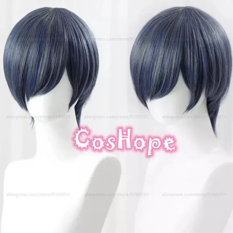 

Сиэль Фантомхайв Косплей Парик Мужчины Короткий Серый Синий Парик Косплей Аниме Термостойкий Синтетический Парик