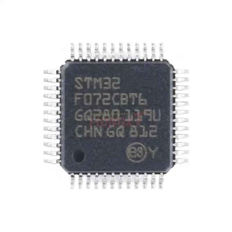 100% NEW Original STM32F072CBT6 LQFP-48 ARM Cortex-M0 32-bit microcontroller - MCU.