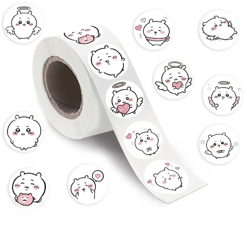 Cartoon Cute Expression Roll-up Sticker Cartoon Stickers for Children's Notebook Mobile Phone Case Desktop DIY Sticker Drawing view 4