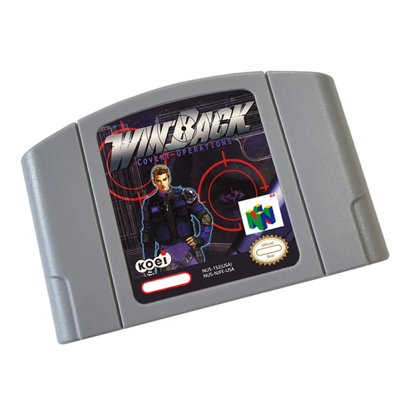 

Game Cartridge For Winback N64 Game Cartridge Compatible Fond memories of childhood