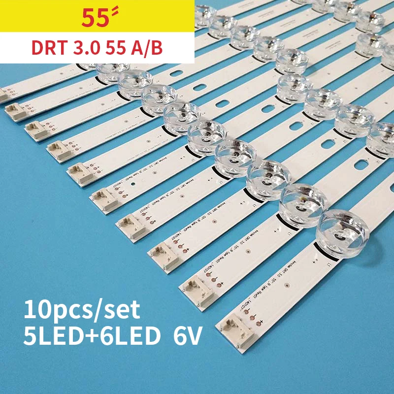 

30pcs/3set Led Strip Lights for 55" TV DRT 3.0 55 55LF580V 55LB5900 55LB6500 55LB5600 55LB6200 55LF5600 55LF5850 55LB5550