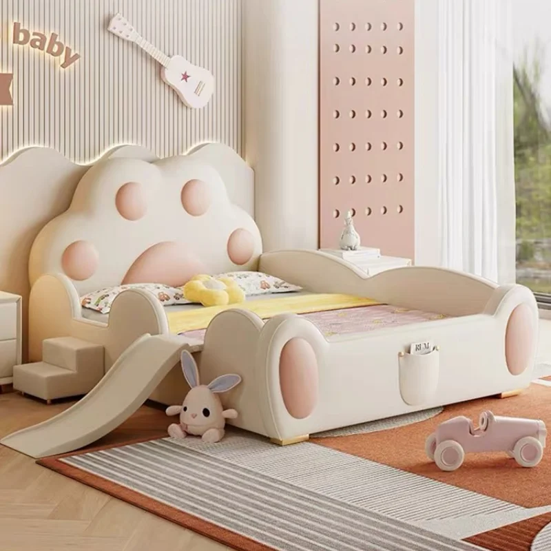 

Unique Aesthetics Frame Childrens Bed Luxury King Size Luxury Wooden Kids Bed Modern Pretty Cama Infantil Bedroom Furniture