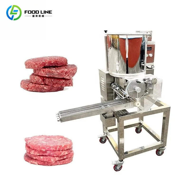Automatic Meat Patty Forming Machine Customized Design Industrial Meat Cake Molding Machine for Restaurant Factory Use