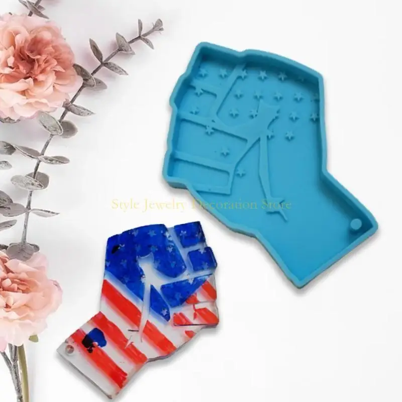 

D46E American Flag Fist Fist Flom