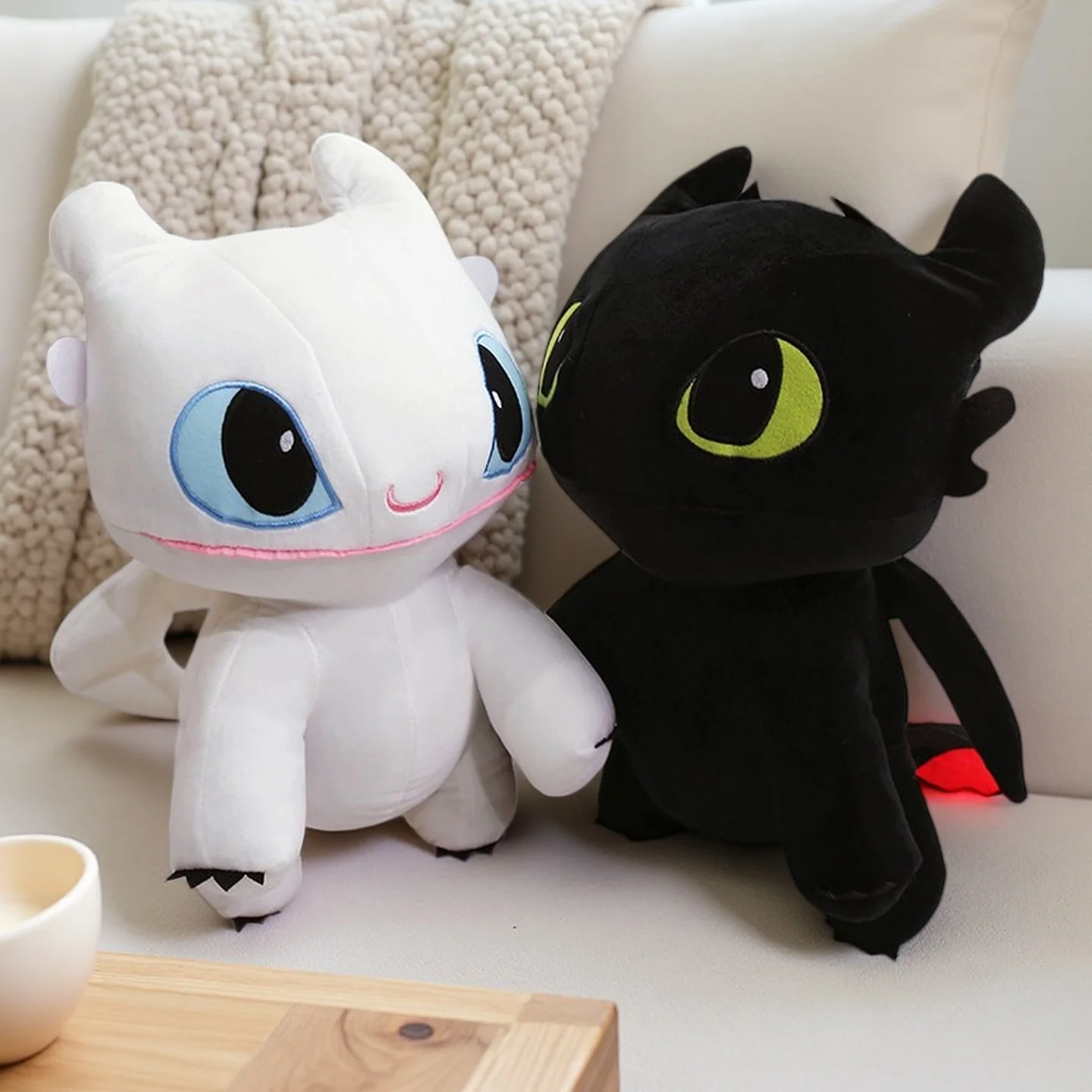 Brinquedos de Pelúcia Anime Desdentado Fúria da Noite, Como Treinar o Seu Dragão, Boneco de Pelúcia Kawaii, Decoração de Sofá, Presentes de Aniversário para Crianças