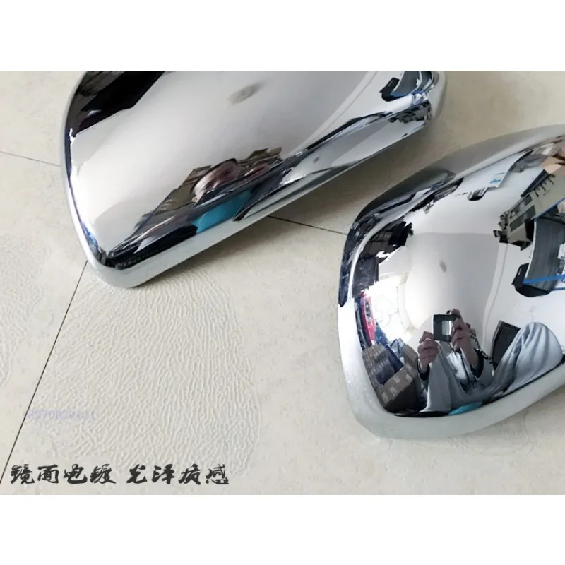 2PCS ABS Chrome Rearview Side Door Mirrors Cover Trim Car styling FIT FOR TOYOTA HIGHLANDER 2009-2013