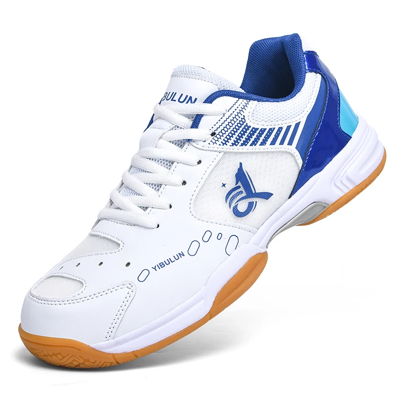 Men Badminton Shoes Multi‑Sport Indoor Court Sneakers Anti‑Slip Shock Absorption Breathable for Table Tennis Volleyball Training