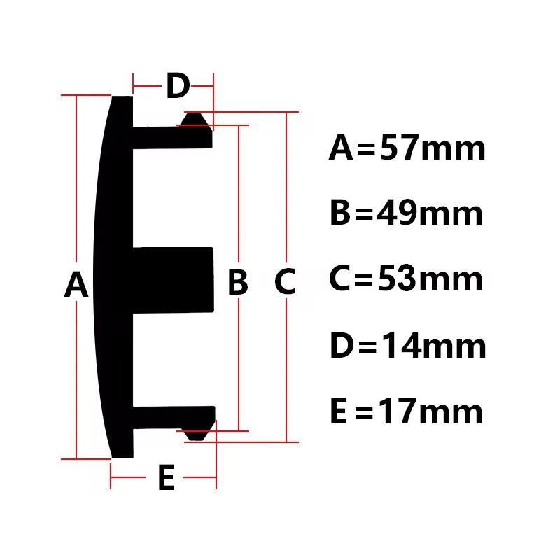 4Pcs/Set 57mm Blank No Logo Car Wheel Center Caps Cover Hub Cap For Mazda 6 3 5 2 CX5 CX7 CX9 RX8 Auto Rim Hubcap Accessories