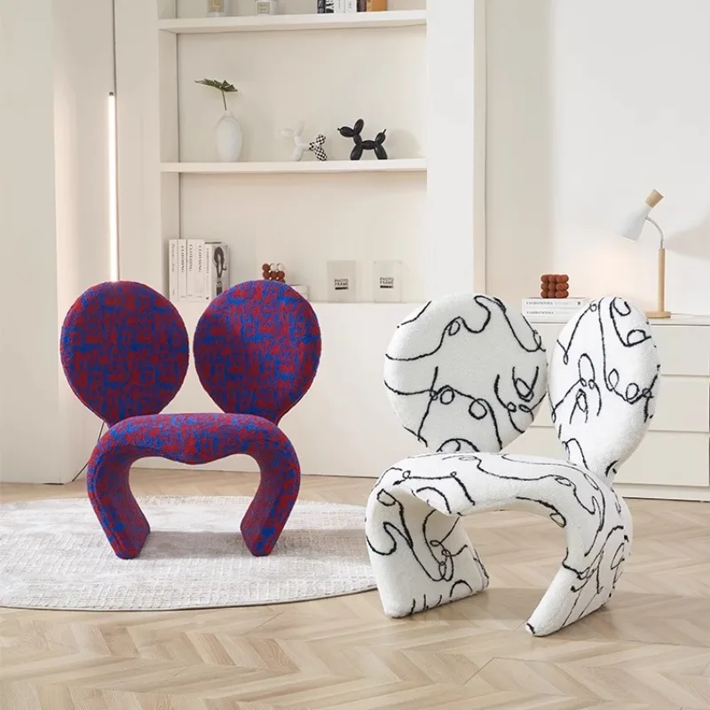 Nordic Small Living Room Chairs Modern Beige Weird Wingback Living Room Chairs Cozy Luxury Sillones Modernos Furniture Home