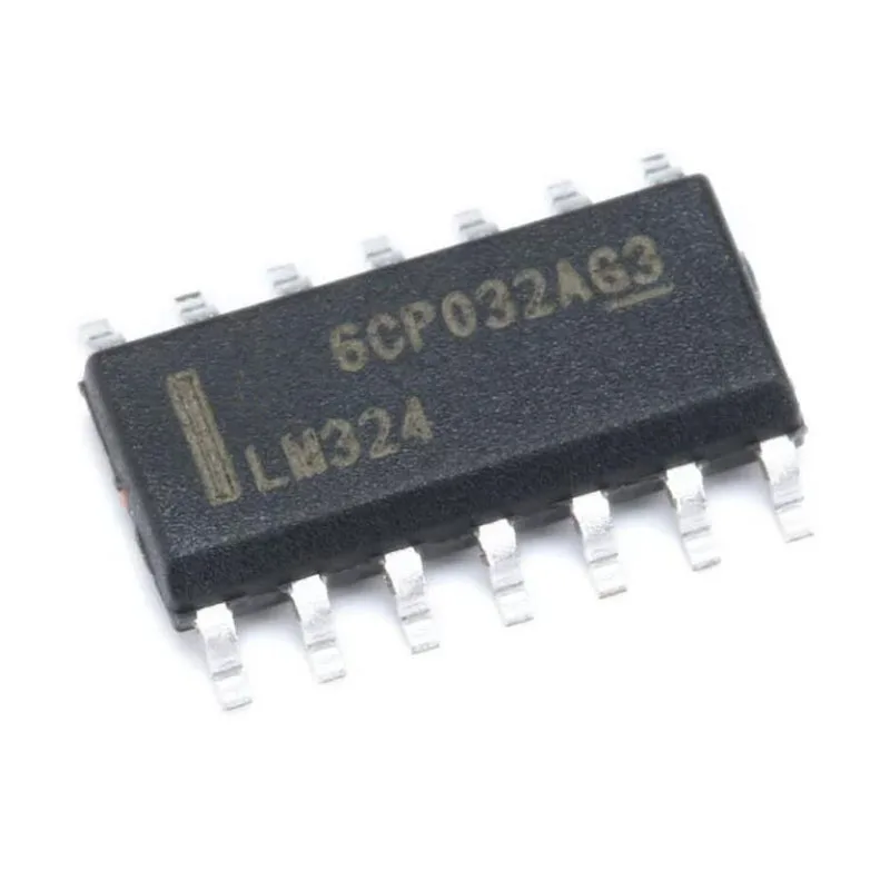 10PCS LM324 LM324D SOP14 LM324DR SOP 324 SOP-14  Plastic protective casing