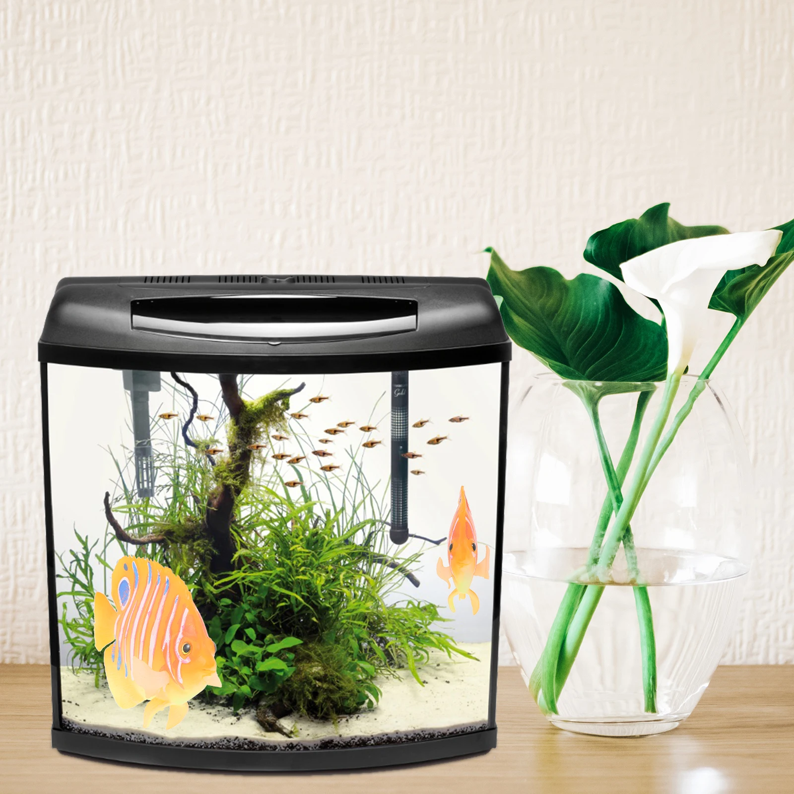 

Simulation Angelfish Fish Tank Aquarium Artificial Aquarium Decoration Tropical Plastic Adornment Safe Simulation Fish Pets